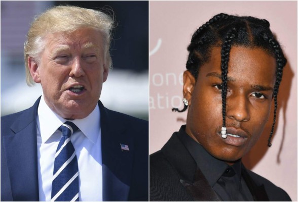 Trump se ofrece como garantía del rapero ASAP Rocky detenido en Suecia