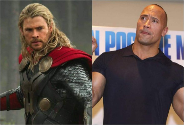 'La Roca' quiere a Thor en la saga de 'Rápido y Furioso' y Chris Hemsworth le responde