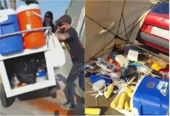 Indignación en EUA por agresión de argentino a vendedor de elotes