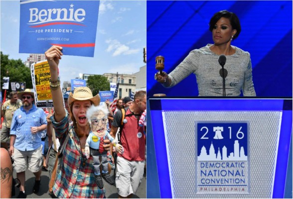 Washington (United States), 26/08/2020.- Protesters gather outside the Andrew W Mellon Auditorium as it hosts speakers addressing the second night of the Republican National Convention in Washington, DC, USA 25 August 2020. Unite States President Donald J. Trump will speak on all four days of the republican convention, which will be held from 24 August to 27 August 2020. (Elecciones, Protestas, Estados Unidos) EFE/EPA/JIM LO SCALZO