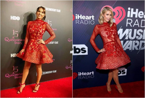 Paris Hilton causa revuelo al copiar de nuevo a Thalía