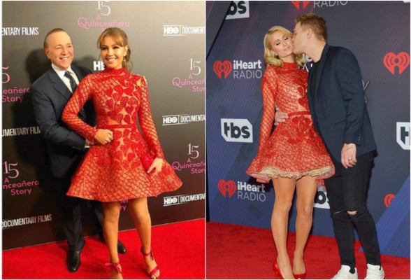 Paris Hilton causa revuelo al copiar de nuevo a Thalía