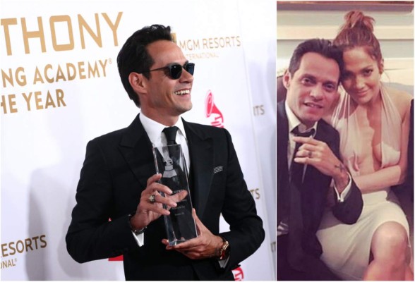 Marc Anthony llega sin Shanon a los Grammy y luego aparece con JLo