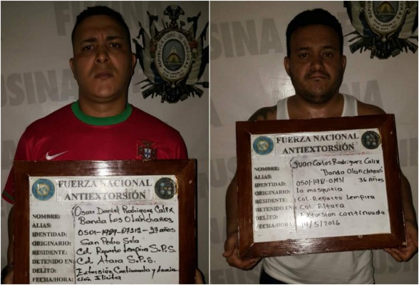 Aseguran varias casas y taxis a 'Los Olanchanos' en Reparto Lempira