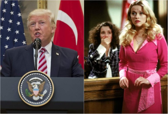 Afirman que Trump 'plagió' el discurso del personaje de Reese Whiterspoon