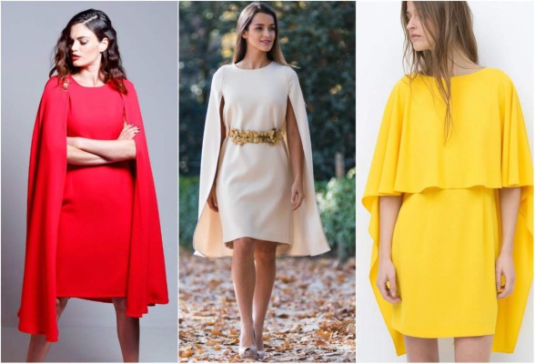 Vestidos con capa vuelven a revolucionar la moda
