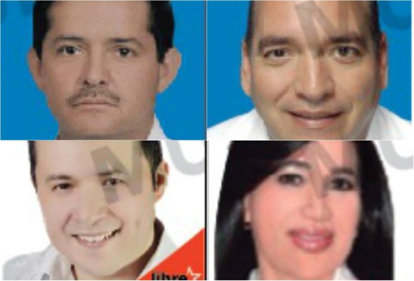 Candidatos a diputados que lideran en Comayagua