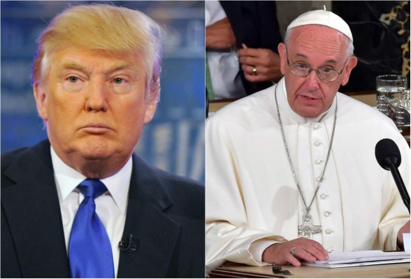 La respuesta de Trump al Papa sobre los inmigrantes en EUA