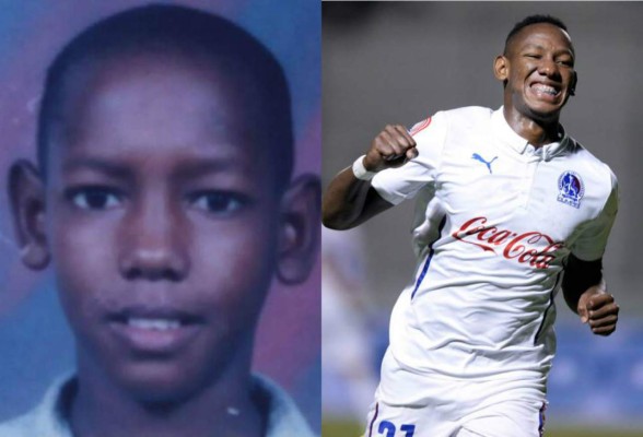 Los futbolistas cuando eran niños