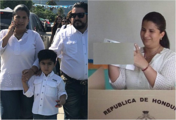 Fátima Mena vota y muestra a quién eligió para presidente