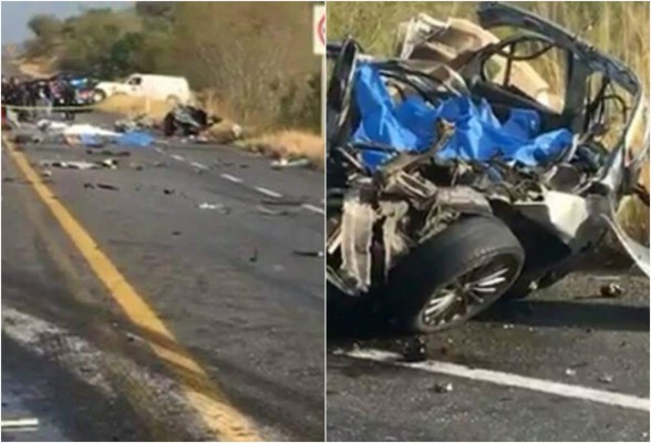 Mueren cinco hondureños tras impactar con una rastra en México