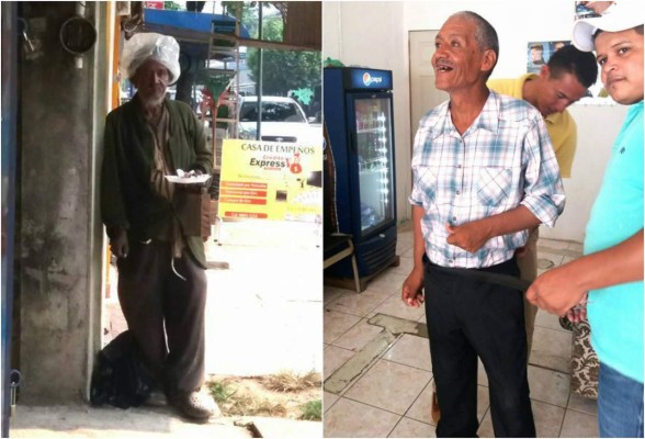 Noble gesto con indigente conmueve en redes sociales