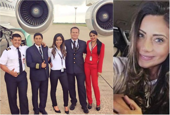 Chapecoense: La copiloto que murió en su primer vuelo internacional