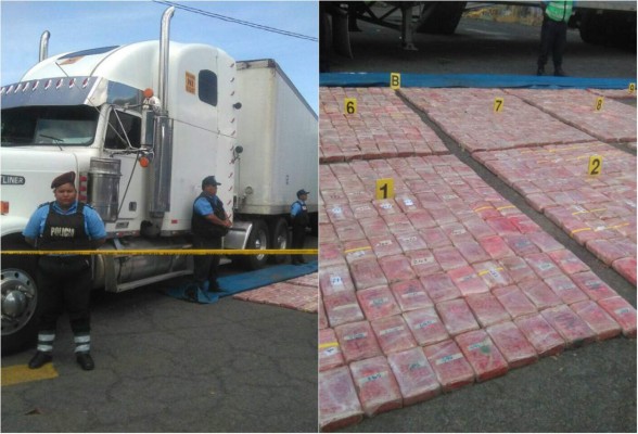 Policía de Nicaragua decomisa 949 kilos de cocaína en frontera con Honduras