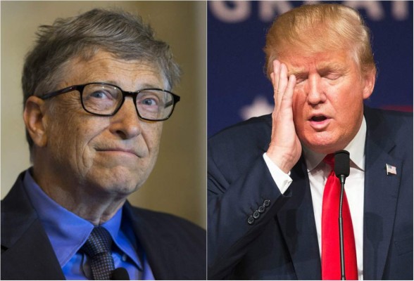 Bill Gates es el hombre más rico de EUA, Trump cae en la lista de Forbes