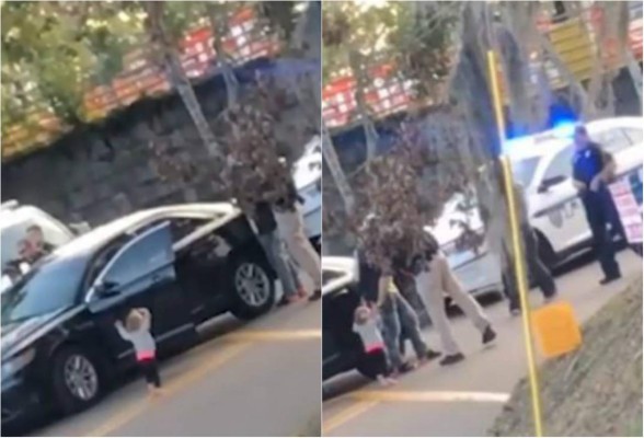 Niña de dos años 'se entrega' a la Policía tras arresto de sus padres