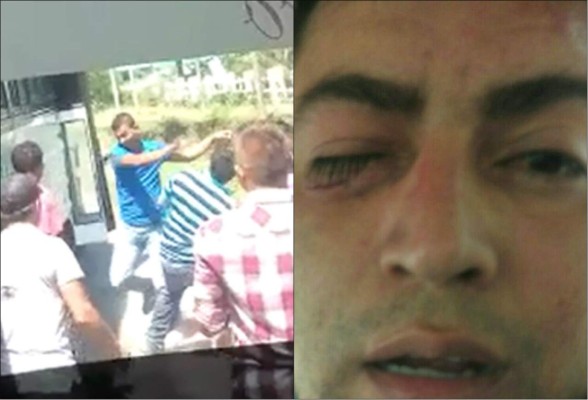 Motoristas se van a los golpes por pelearse pasajeros