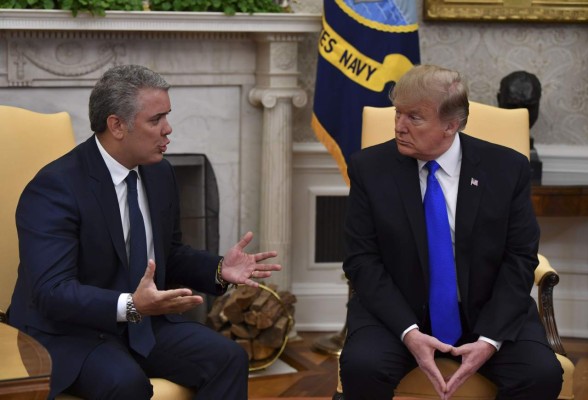 Trump recibe a Duque en la Casa Blanca para discutir crisis venezolana
