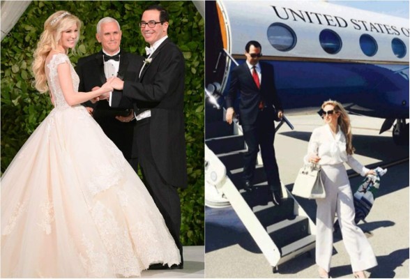 Secretario del Tesoro de USA usó avión militar para luna de miel