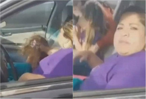 Madre hispana es grabada golpeando salvajemente a su hija