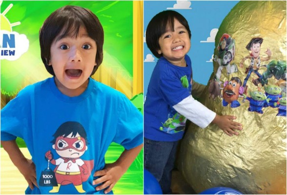 Niño gana $ 11 millones al año por jugar con juguetes en Youtube