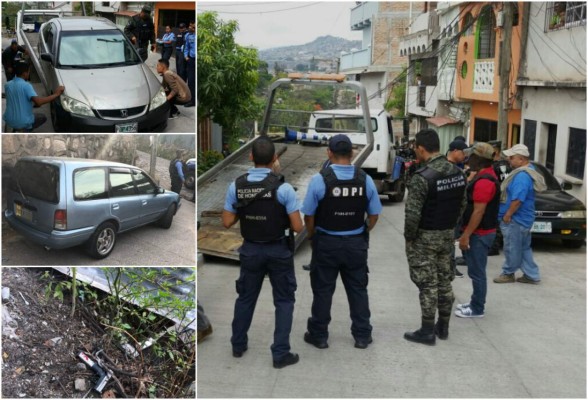 Un muerto deja persecución policial tras robo de un vehículo en Tegucigalpa