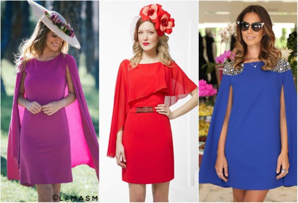 Señorial el vestido con capa