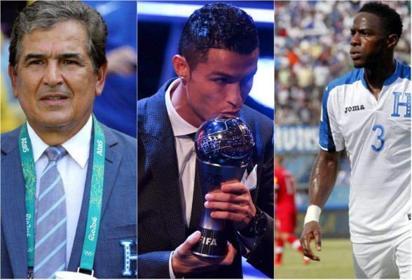 Pinto y Maynor le dieron su voto a Cristiano Ronaldo para el The Best