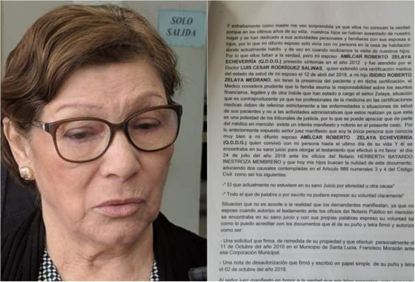 Sale a luz cómo contestó demanda madre de Luis Zelaya