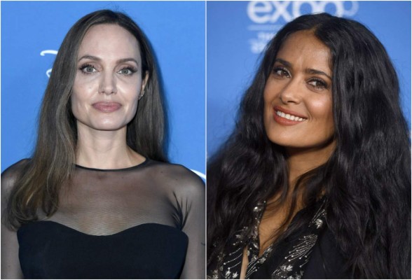 Revelan trajes de Salma Hayek y Angelina Jolie para 'The Eternals' de Marvel