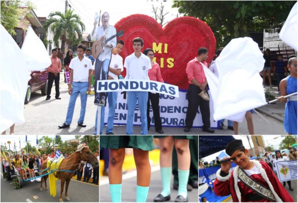 Curiosidades del desfile de escolares en San Pedro Sula