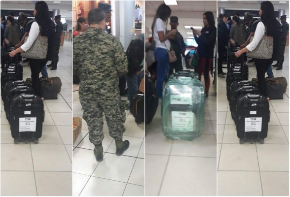 Honduras envía a USA maletas electorales para las elecciones generales