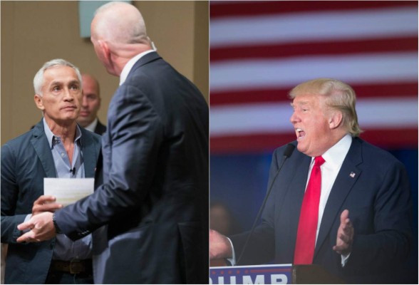 Trump sobre Ramos: 'Lidero las encuestas por dos dígitos'