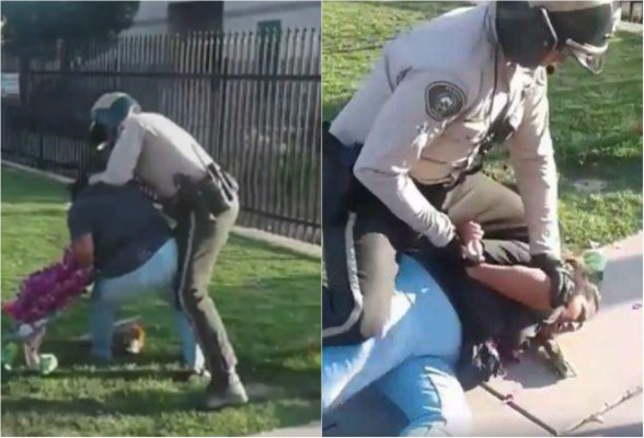 Controversia en Los Ángeles por violento arresto de hispana