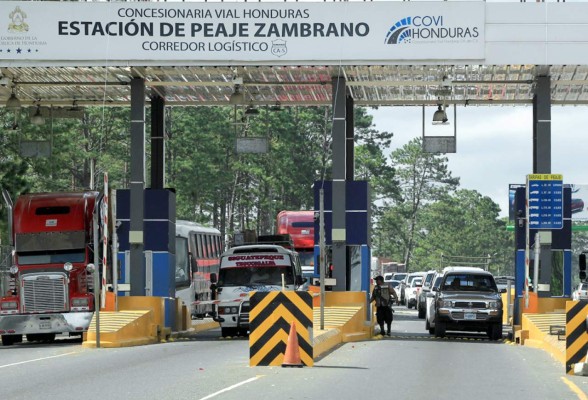 Pago de peaje subirá entre 1 y 2 lempiras en Honduras