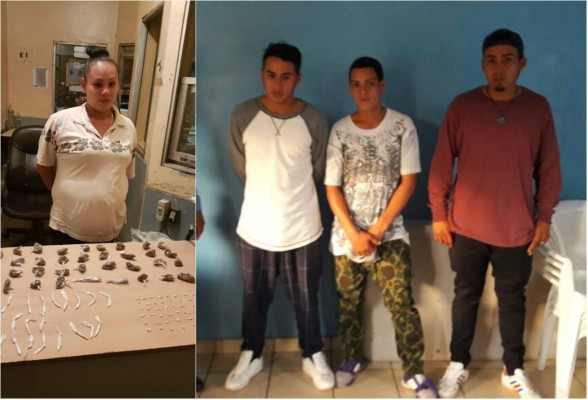 Detienen a cuatro supuestos distribuidores de droga