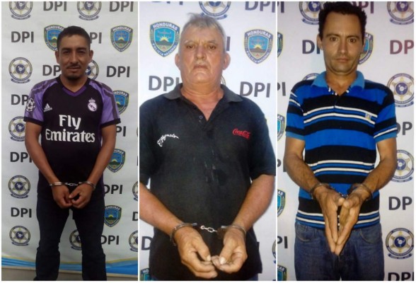 Policía captura a tres hombres en el occidente de Honduras