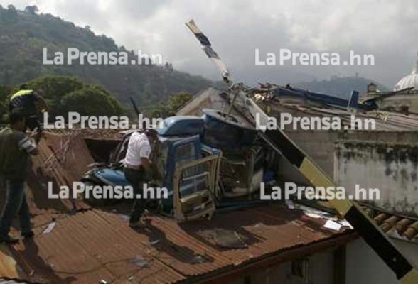 Desaparece helicóptero donde viajaba hermana del presidente JOH