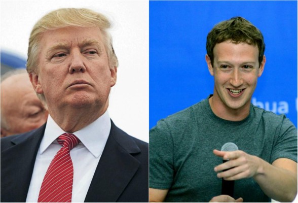 Trump critica a Zuckerberg por defender a migrantes