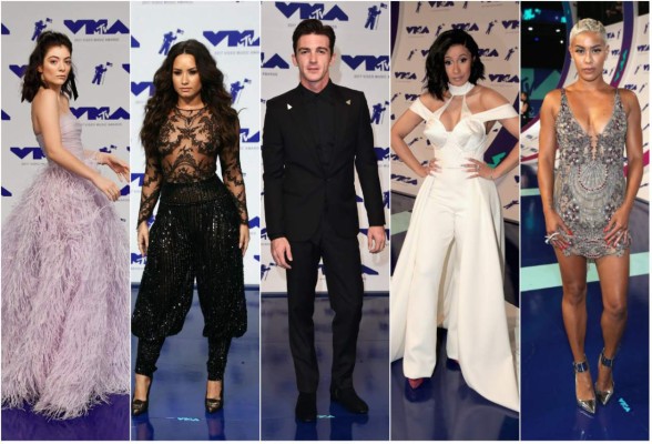 VMAs: las celebridades desfilaron radiantes