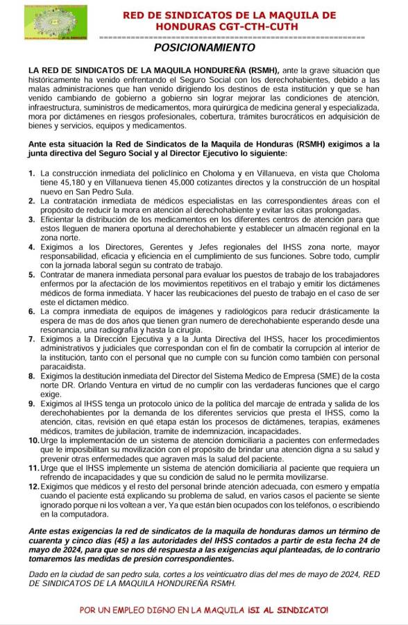 Las exigencias de la RSMH en el Seguro Social.