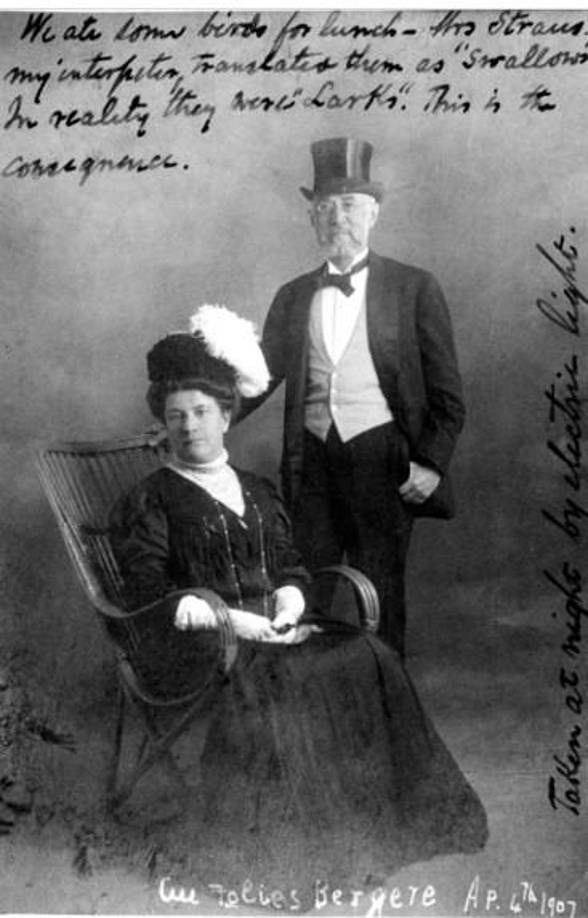 “Hemos vivido juntos durante muchos años, así que donde tú vayas yo también” es al parecer lo que le dijo Ida a su marido.