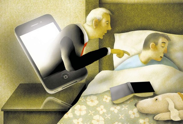 En la era del móvil, ¿cuándo se acaba el turno?