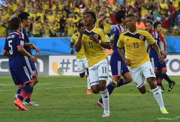 Colombia golea a Japón y llegará a octavos con un paso impecable
