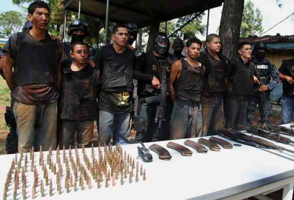 Siete detenidos en enfrentamiento entre policías y mareros La Ceiba