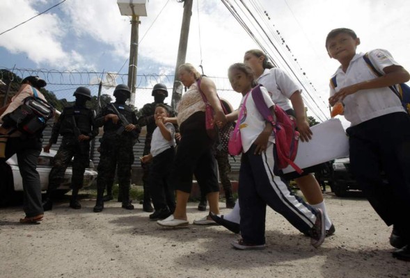 Niños hondureños siguen desertando por la delincuencia  
