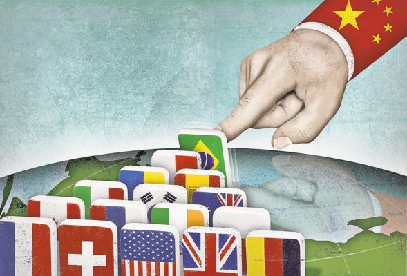 China globaliza el efecto dominó