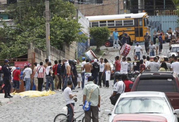 Tiroteo: Dos muertos y varios heridos de la barra del Olimpia