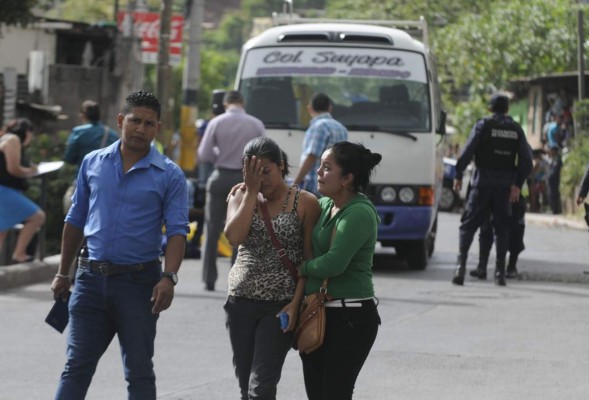 Tiroteo dentro de bus deja tres muertos en Tegucigalpa