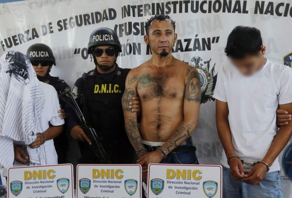 Capturan a tres mareros en Tegucigalpa